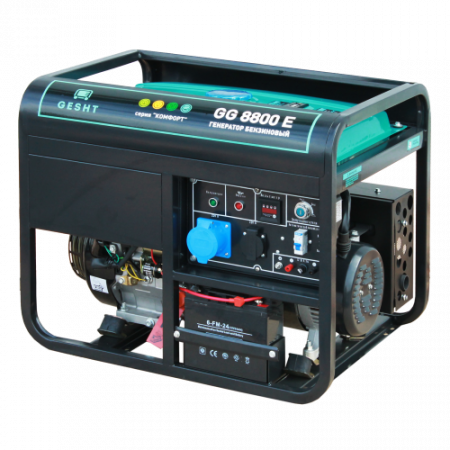 Бензогенератор GESHT GG8800E