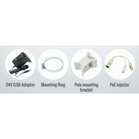 Радиомаршрутизатор MikroTik SXTG 802.11ac with RouterOS L4, 5Ghz power supply and poe