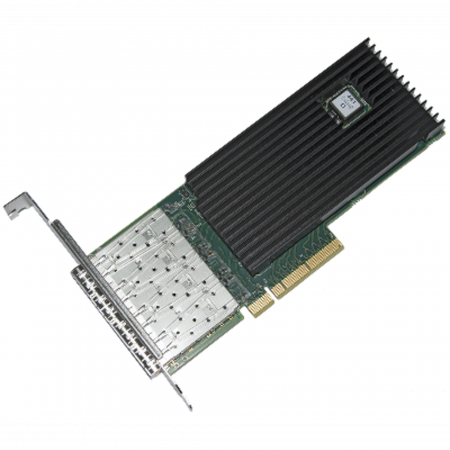 Сетевая карта 4 порта 10GBase-X (SFP+, Intel FTXL710AM1), Silicom PE310G4i71L-XR