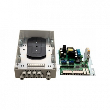 Уличный управляемый PoE коммутатор TFORTIS PSW-2G8F+ 8FE PoE +2GB SFP порта, питание 220В, IP66
