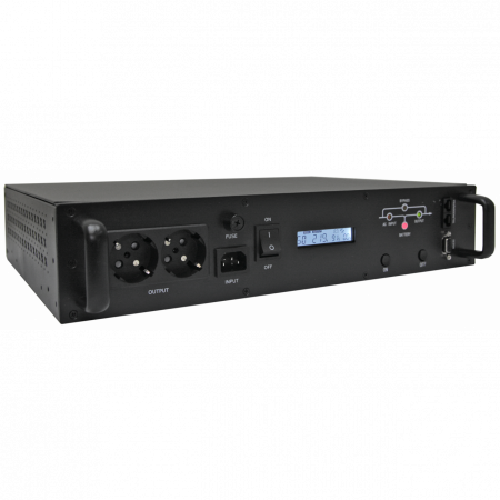 Источник бесперебойного питания Line-Interactive, 1000 VA, Rackmount LCD (чистый синус на выходе), уценка после ремонта