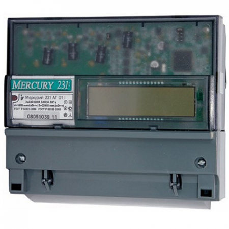 Счетчик Меркурий 231 АТ-01I 5-60А, 1.0 класс, многотарифный, IrDA, ЖКИ