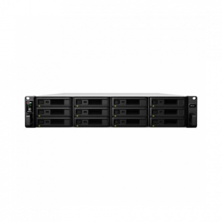NAS-сервер Synology RackStation  RS2418RP+, 12xHDD 3,5, 4х1000Base-T, Два БП, без дисков