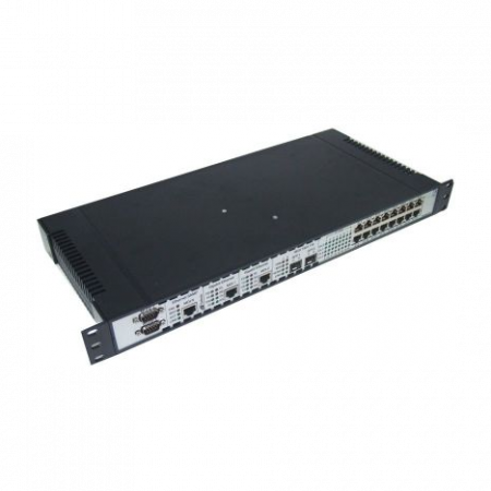 Мультиплексор оптический 4x E1 + 2x Gigabit Ethernet 1000BASE-T, без SFP трансиверов