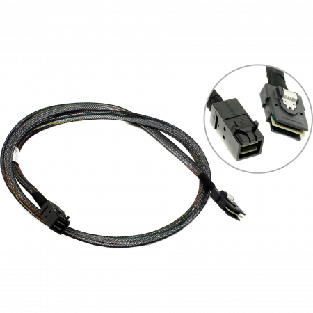 Кабель Adaptec ACK-I-HDMSAS-MSAS 1m Кабель HDmSAS-miniSAS внутренний, 1м.