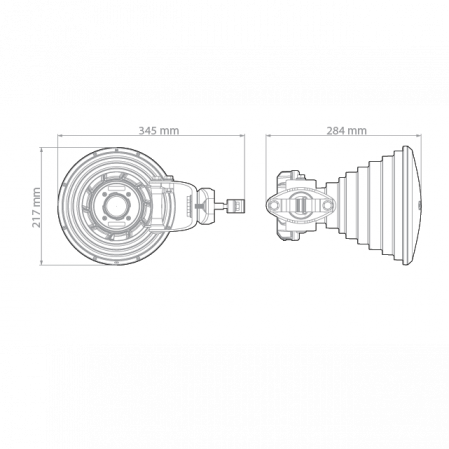 Симметричная рупорная антенна RF elements HG3-TP-S30 5GHz 18dBi