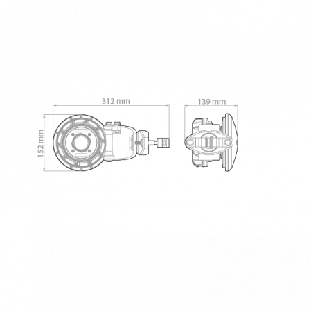 Симметричная рупорная антенна RF elements HG3-TP-S90 5GHz 9dBi