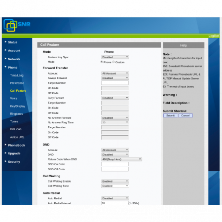 IP-телефон SNR-VP-53