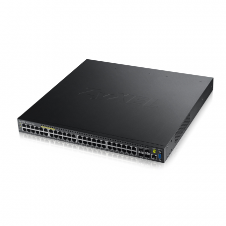 Коммутатор ZYXEL XGS3700-48HP 48-port Managed L2+ High Power PoE Gigabit Switch with 4 slots 10G SFP+