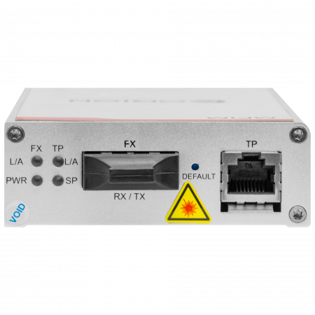 Управляемый индустриальный медиаконвертер 10/100-Base-T / 100Base-FX, 1310нм, 20Км