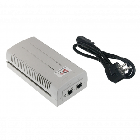 PoE инжектор 60W (100-240 AC source, EU AC cable)