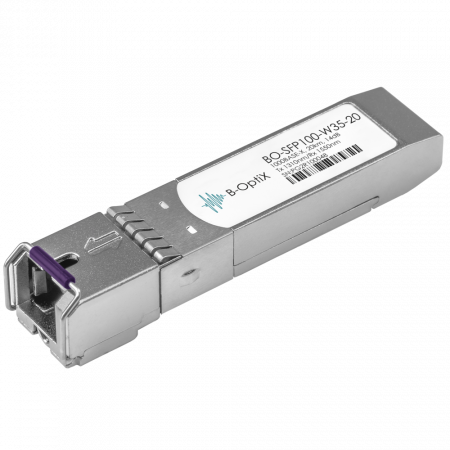  Модуль B-OptiX SFP WDM, дальность до  20км, 1310нм, 100Mb 