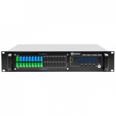 Оптический усилитель VERMAX для сетей КТВ, 2 входа, 16*20dBm выхода, WDM фильтр PON