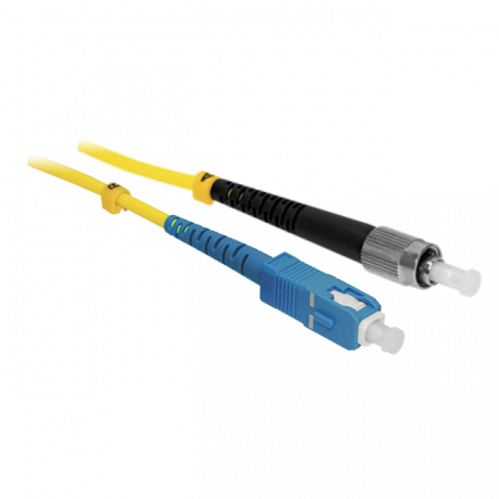 Патчкорд оптический SNR-PC-FC/UPC-SC/UPC-A SM 1 м, сверхгибкое волокно