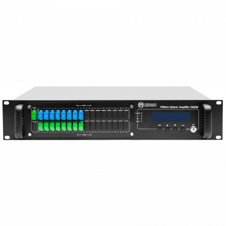 Оптический усилитель VERMAX для сетей КТВ, 16*23dBm, WDM фильтр PON