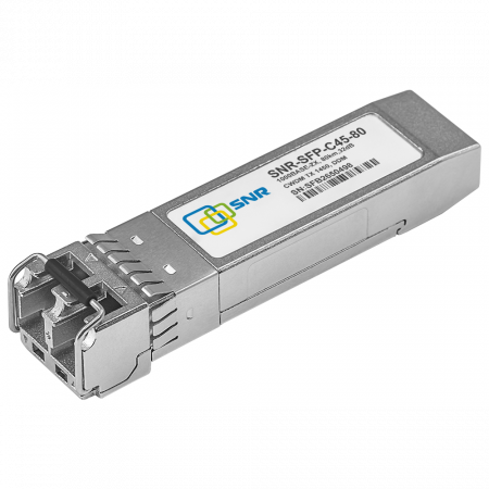 Модуль SFP CWDM оптический, дальность до 80км (32dB), 1450нм