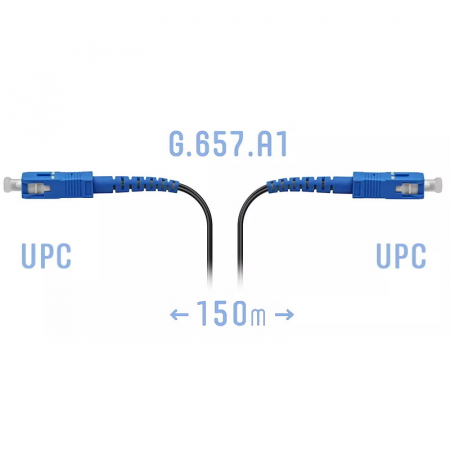 Патчкорд оптический FTTH SC/UPC, кабель 604-04-01, 150 метров