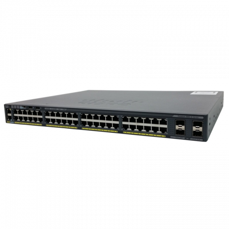 Коммутатор Cisco Catalyst WS-C2960X-48LPS-L (некондиция, не работает PoE на 2 портах)