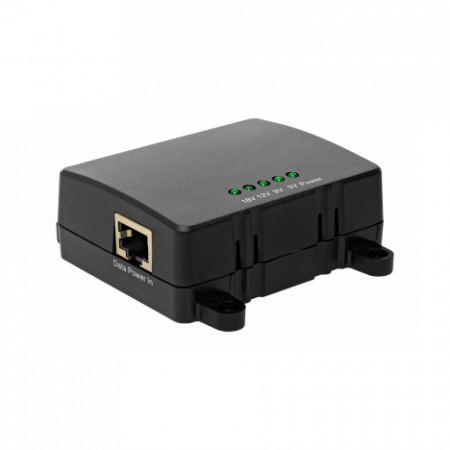 1-портовый сплиттер PS-250-1 PoE 802.3af/802.3at 10/100/1000Mbps, 5В/3А, 9В/2.5А, 12В/2.5А, 18В/1.6А