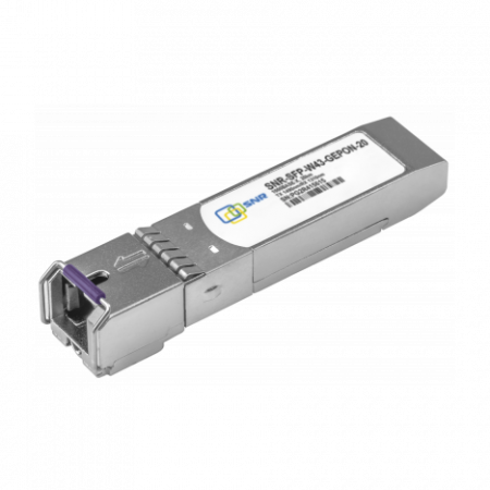 Модуль SFP WDM GEPON, дальность до 20км (38dB), Tx/Rx: 1490/1310нм