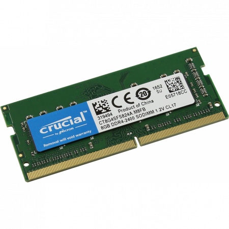 Память 8GB Crucial 2400MHz DDR4 ECC Unbuffered SODIMM 1Rx8