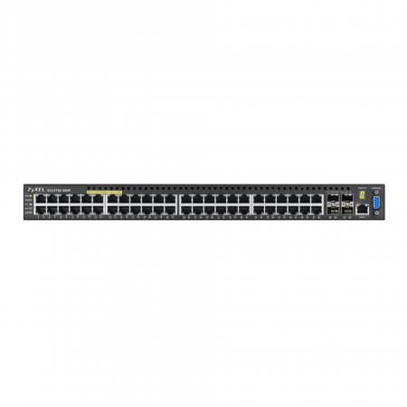 Коммутатор ZYXEL XGS3700-48HP 48-port Managed L2+ High Power PoE Gigabit Switch with 4 slots 10G SFP+