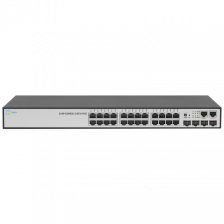 Управляемый POE коммутатор уровня 2+ SNR-S2990G-24TX-POE