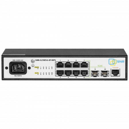 Управляемый коммутатор уровня 2 SNR-S2985G-8T-RPS