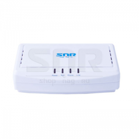 Шлюз VoIP SNR, 1 FXS, 1 PSTN-Passthrough, 2 RJ45, 1 SIP аккаунт
