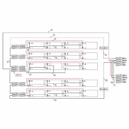 Блок батарей SNR-UPS-BCRT-610-MPLV2  для ИБП 6/10kVA