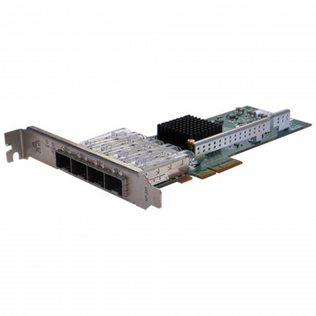 Сетевая карта 4 порта 1000Base-X (SFP, Intel i350AM4), Silicom PE2G4SFPi35L