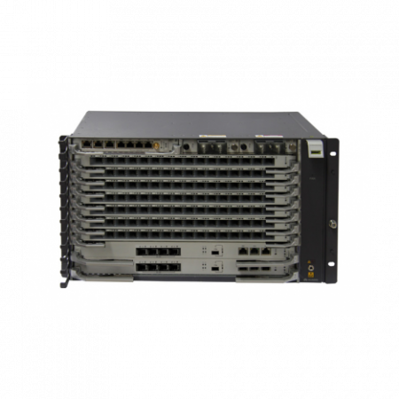 6RU шасси Huawei OLT GPON, 7 слотов для установки интерфейсных модулей, 4x10G порта