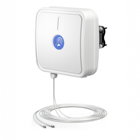 Секторная антенна QuPanel 5G/LTE MIMO 2x2, 10м кабель, SMA разъём