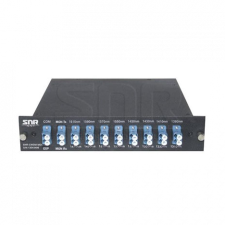 Мультиплексор CWDM одноволоконный 8-х канальный, (trx:1610-1390, 1470-1310), Monitor, UPG