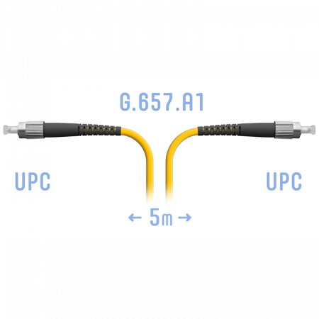 Патчкорд оптический FC/UPC SM G.657.A1 5 метров
