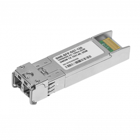 Модуль SFP 1.25G DWDM оптический, дальность до 120км (32dB), 1531.90нм