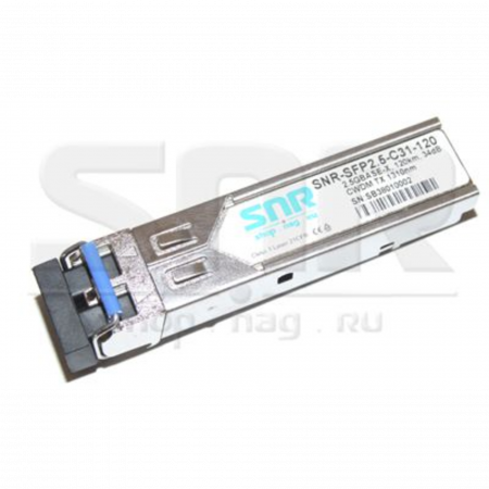 Модуль SFP 2.5G CWDM оптический, дальность до 40км  (18dB), 1470нм