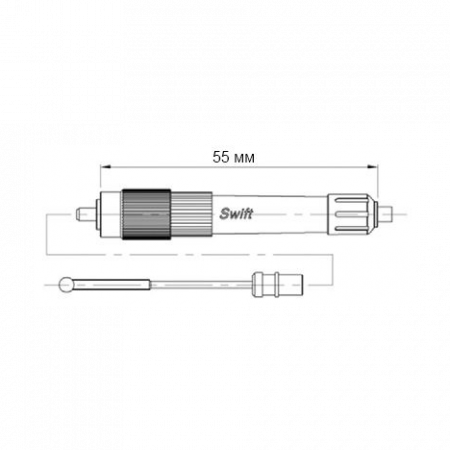 Разъем оптический Ilsintech Splice-On Connector FC/UPC для кабеля 3,0 мм / 2,0 х 3,1