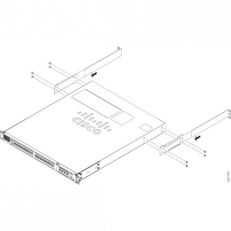 Заднее крепление для коммутаторов Cisco Catalyst 4948E стойку 19 