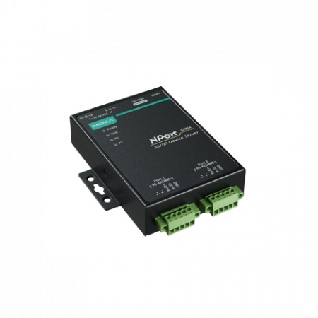 NPort 5230A 2-портовый усовершенствованный преобразователь RS-422/485 в Ethernet