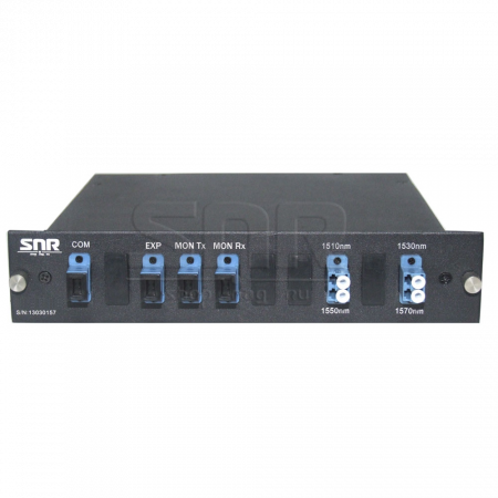 Мультиплексор CWDM одноволоконный 2-канальный, (trx:1550/1530, 1570/1510), Monitor, UPG