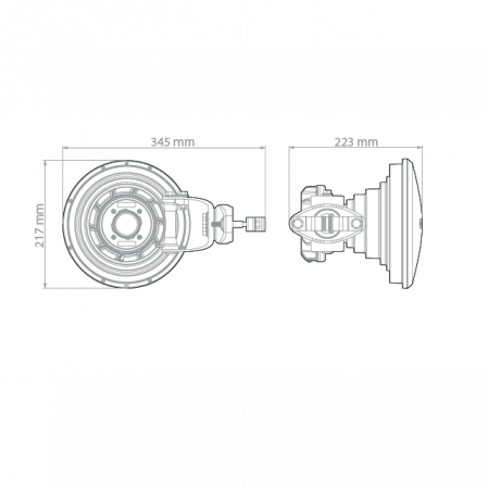 Симметричная рупорная антенна RF elements HG3-TP-S40 5GHz 16dBi
