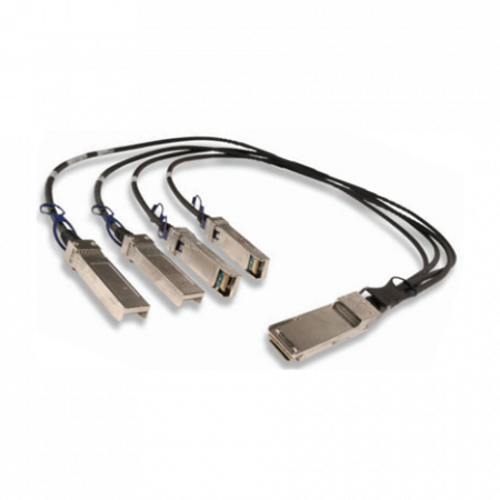 Модуль 40G QSFP-40G->4xSFP+ DAC,  дальность до 5м