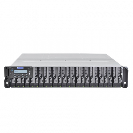 Система хранения данных Infortrend DS3024RUB-C Gen2 (2xCtrl, до 24xHDD, 2xSAS12G внеш. порт, 2x4GB, 8x1G портов iSCSI)
