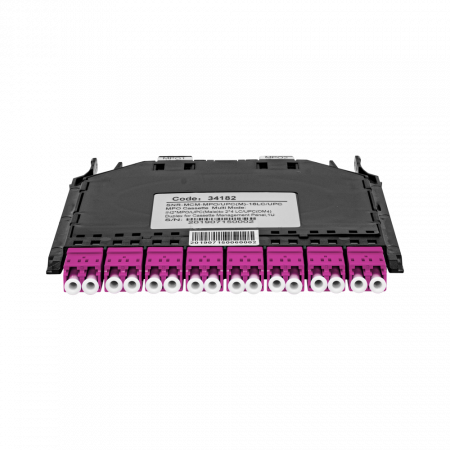 Кассета распределительная MPO/UPC на 16LC/UPC портов MM (OM4) для SNR-CMP-144P