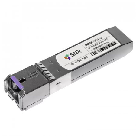  Модуль SFP WDM, дальность до  20км (14dB), 1550нм