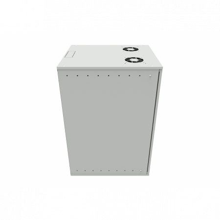 Шкаф телекоммуникационный настенный 18U, 523х600х866мм серия LITE (стеклянная дверь)
