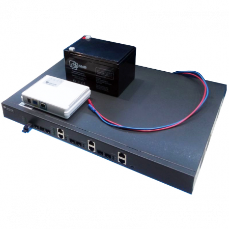 OLT BDCOM 3310 с 4 портами GEPON (SFP), 2 комбо-портами, 2хSFP, 2хRJ-45, 2 БП АC, FEC, порт RPS