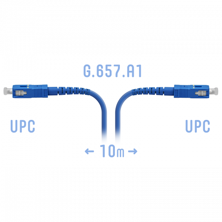 Патчкорд оптический армированный SC/UPC 10метров