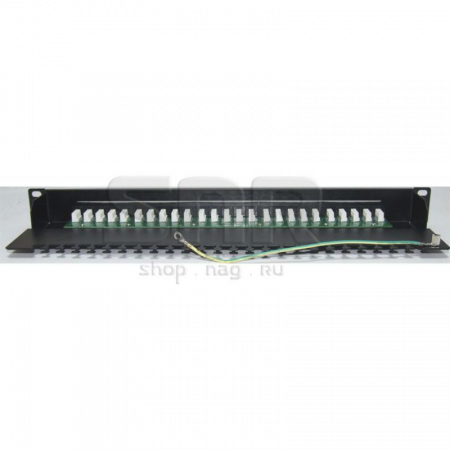 Патч-панель телефонная SNR, Cat. 3, 19, 1U, 25 портов